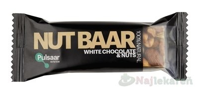 E-shop Pulsaar NUT BAAR White Chocolate & Nuts