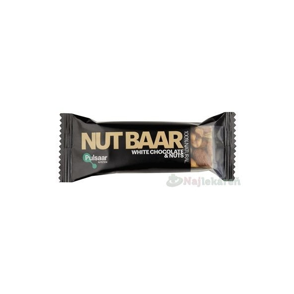Pulsaar NUT BAAR White Chocolate & Nuts