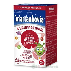 WALMARK Marťankovia s Imunactivom, jahodové cmúľacie tablety, 30 ks
