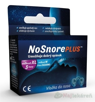 E-shop NoSnorePLUS XL 3ks + M 1ks