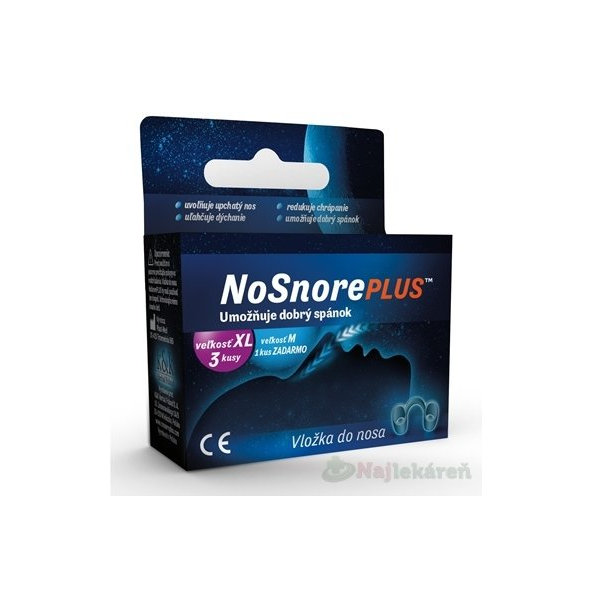 NoSnorePLUS XL 3ks + M 1ks