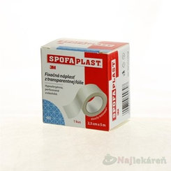 3M SPOFAPLAST č.432 Fixačná náplasť (2,5cmx5m) z netkanej textílie, cievka 1ks