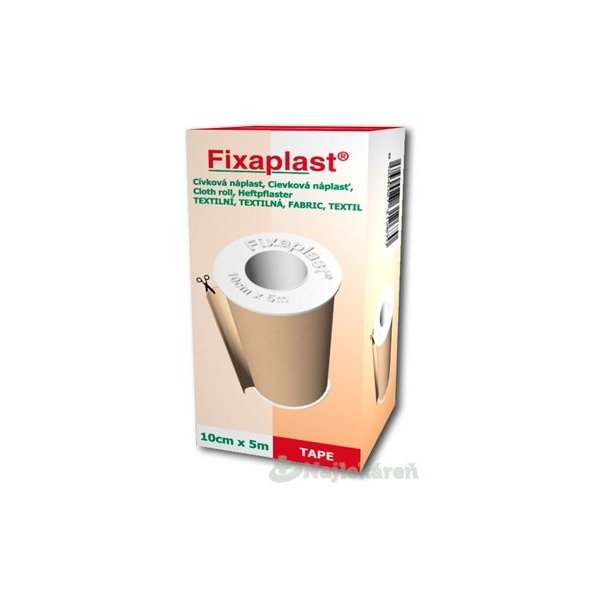 FIXAplast Cievková náplasť textilná (10cmx5m) 1ks