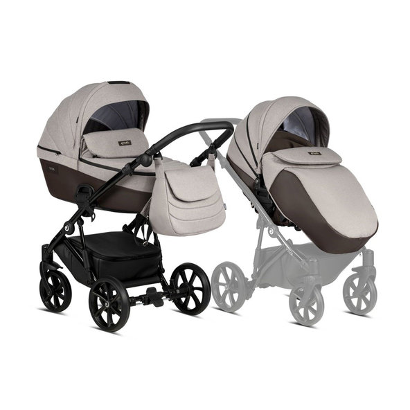 TUTIS Kočík kombinovaný Viva4 2v1 Warm Grey