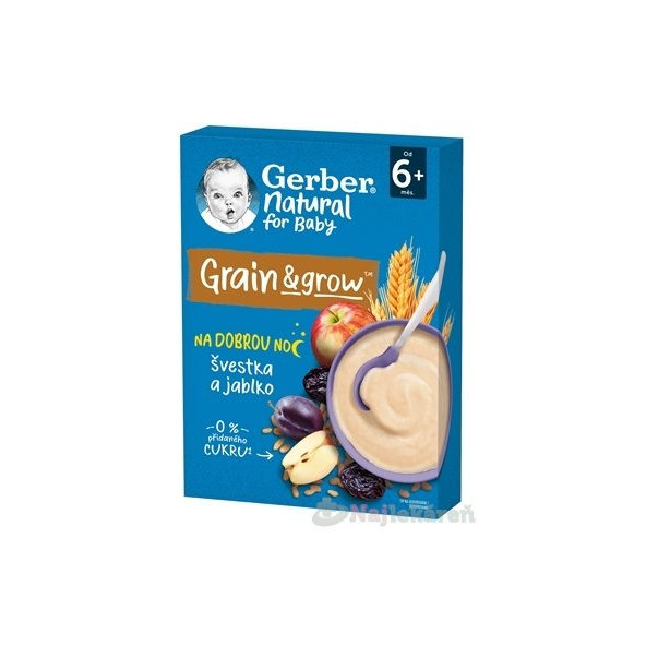 Gerber Natural Mliečna KAŠA Pšenično-ovsená