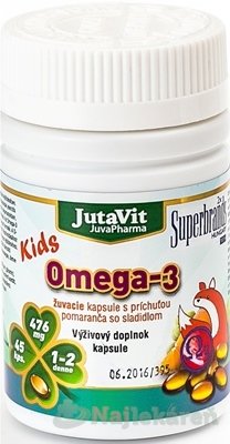 E-shop JutaVit Omega-3 Kids, 45 ks