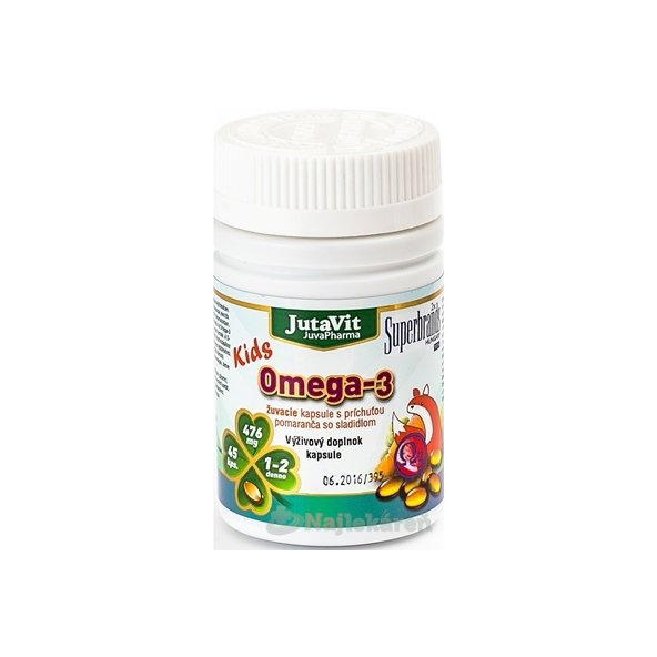 JutaVit Omega-3 Kids, 45 ks