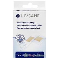 LIVSANE Vodeodolná náplasť - prúžky, 2 veľkosti, 20 ks