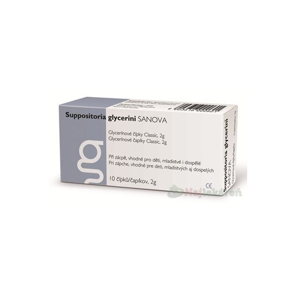 SUPPOSITORIA GLYCERINI SANOVA Classic 2g
