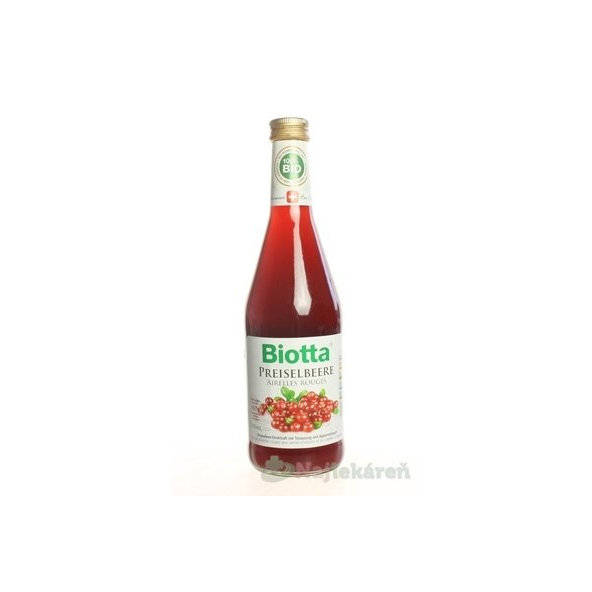 Biotta BIO brusnicová šťava 500 ml