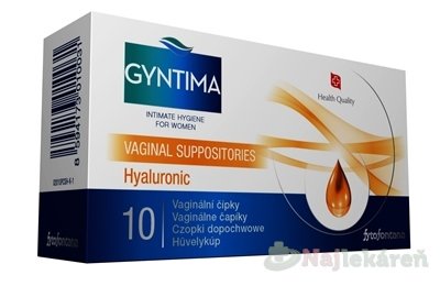 E-shop Fytofontana GYNTIMA Hyaluronic vaginálne čapíky 10ks