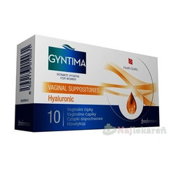 GYNTIMA Hyaluronic vaginálne čapíky 10 ks