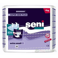 Seni SUPER PLUS AIR Extra Small 0 plienkové nohavičky (obvod pása 40-60cm) 10ks