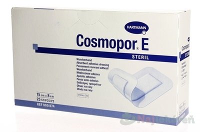 E-shop COSMOPOR E STERIL obväz na rany sterilný (15x8cm) 25ks
