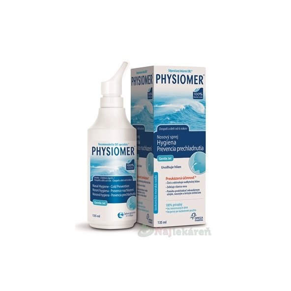 PHYSIOMER GENTLE JET nosový sprej 135ml