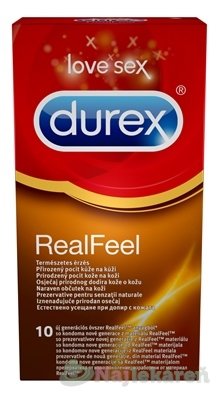 E-shop DUREX Real Feel nelatexový kondóm 10ks