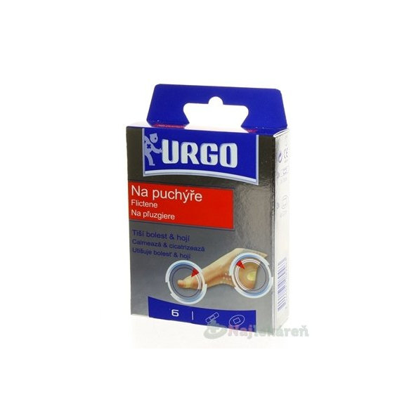 URGO Blisters Na pľuzgiere hydrokoloidná náplasť, 2 veľkosti  6ks