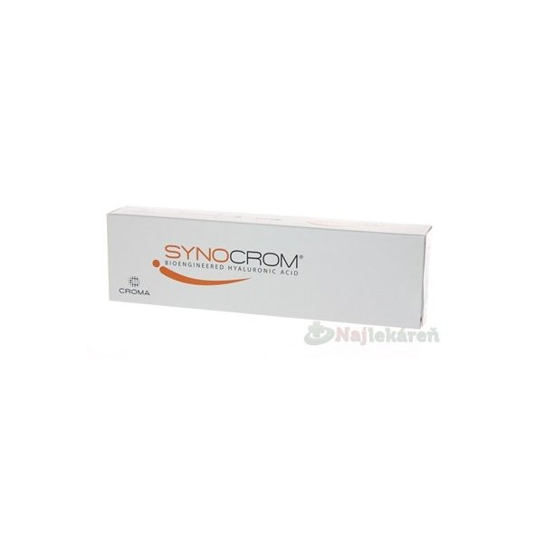 SYNOCROM 1% hyaluronát sodný, 1x2 ml