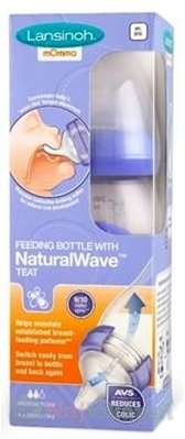 E-shop Lansinoh Dojčenská fľaša s NaturalWave cumľom
