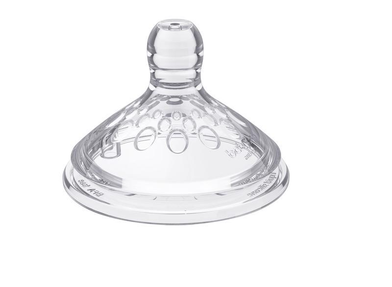 BABYONO Cumlík antikolikový pomalý prietok M Natural Nursing 2 ks 3 m+