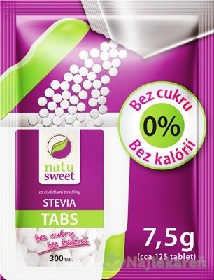 E-shop NATUSWEET STEVIA TABS - refill pack 7,5 g