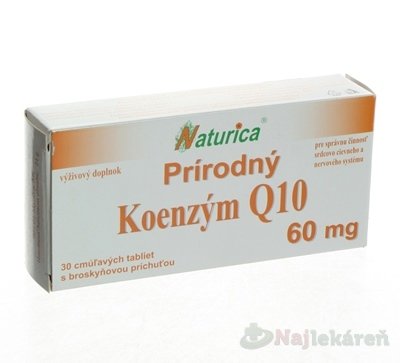 E-shop Naturica Prírodný KOENZÝM Q10 60 mg