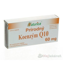 Naturica Prírodný KOENZÝM Q10 60 mg