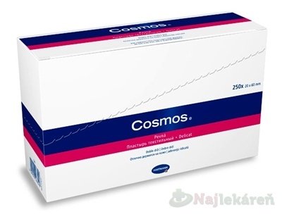 E-shop COSMOS Pevná (Strips) náplasti na rany 20x60mm, 50x5ks (250ks)