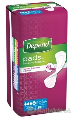 E-shop DEPEND EXTRA inkontinenčné vložky pre ženy 10ks