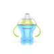 BABYONO Hrnček netečúci s mäkkým náustkom Natural Nursing 180 ml - modrá