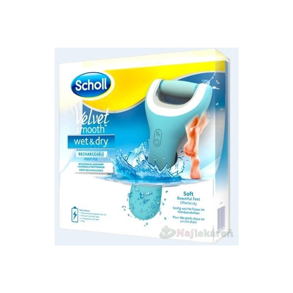 Scholl VS Elektrický pilník na chodidlá do vody 1ks