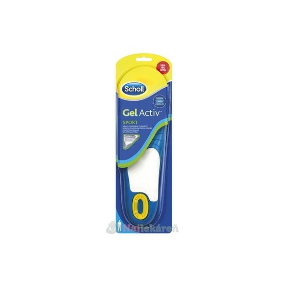 Scholl Gelové vložky do topánok Sport - Muži 1pár