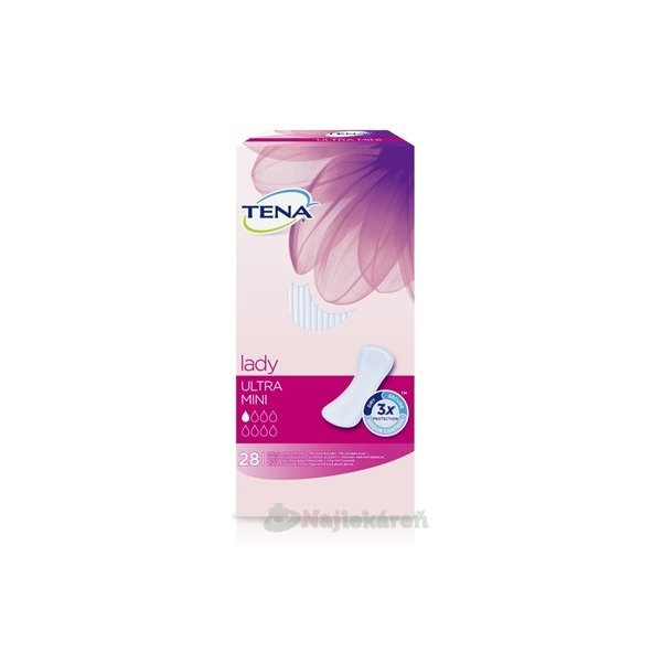 TENA LADY ULTRA MINI absorpčné vložky 28ks
