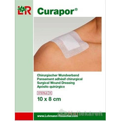 CURAPOR KRYTIE NA RANY S VANKÚŠIKOM (10x8cm) chirurgické, samolepiace, sterilné 5ks