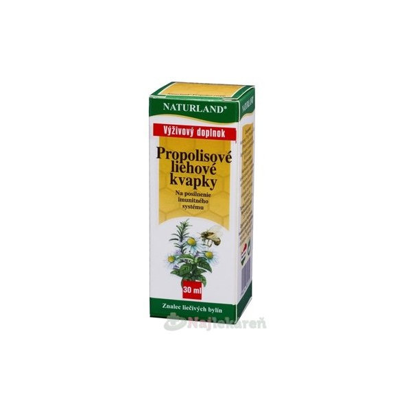 NATURLAND PROPOLISOVÉ LIEHOVÉ KVAPKY, 30ml