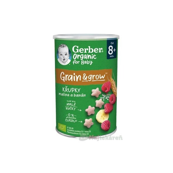 Gerber Organic CHRUMKY Ryžovo-pšeničné