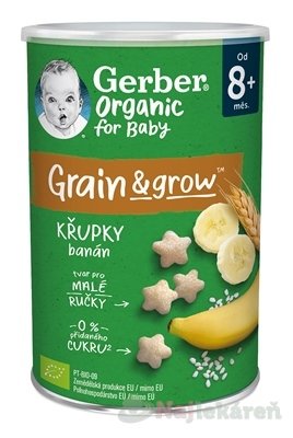 E-shop Gerber Organic CHRUMKY Ryžovo-pšeničné