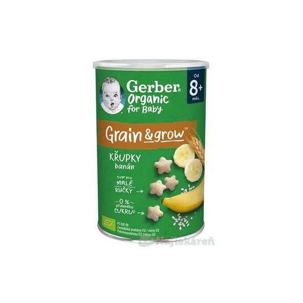 Gerber Organic CHRUMKY Ryžovo-pšeničné