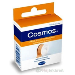 COSMOS Cievková pevná náplasť fixačná z textilnej tkaniny (1,25cmx5m) 1ks