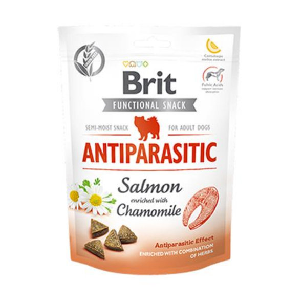 Maškrta Brit Care pre psy, funkčný antiparazitický snack 150g