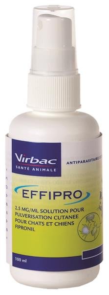 E-shop EFFIPRO 2,5 mg/ml spray proti blchám a kliešťom pre psy a mačky 100ml