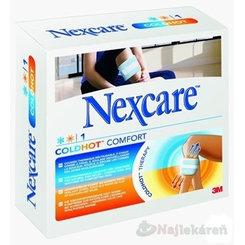 3M Nexcare ColdHot Comfort [SelP] gélový obklad, suchý zips, 26x11cm, 1ks