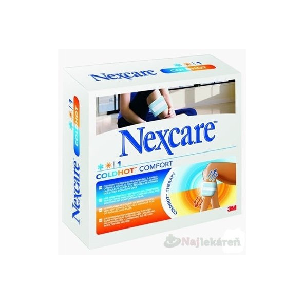 3M Nexcare ColdHot Comfort [SelP] gélový obklad, suchý zips, 26x11cm, 1ks