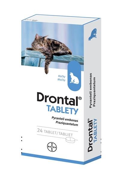 E-shop Drontal tablety na odčervenie pre mačky 3 x 8tbl.