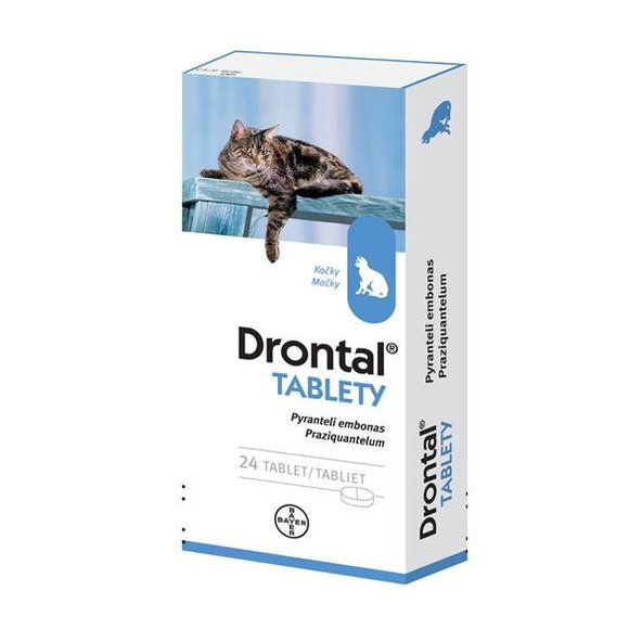 Drontal tablety na odčervenie pre mačky 3 x 8tbl.
