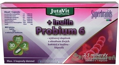 E-shop JutaVit Probium 6 + Inulín na podporu správneho trávenia, cps 1x30 ks