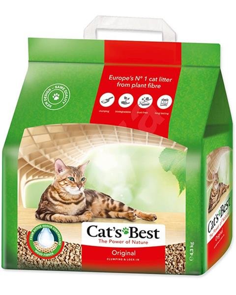 E-shop Podstielka pre zvieratá CATS BEST Öko plus 4,3kg (10L)