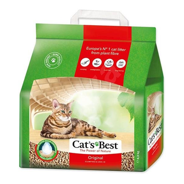 Podstielka pre zvieratá CATS BEST Öko plus 4,3kg  (10L)