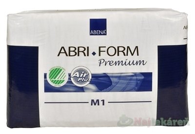 E-shop ABENA ABRI FORM Premium M1 plienkové nohavičky priedušné, boky 70-110cm, savosť 2000ml, 26ks