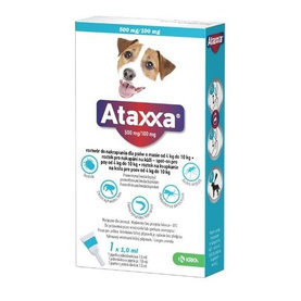 Ataxxa spot-on 1,0ml pipeta proti kliešťom a blchám pre psy od 4 do 10kg